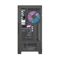 Caja Gaming Darkflash DRX70 Negro / ATX / Cristal templado / USB 3.0 / Type-C / Incluye 4 Fan RGB